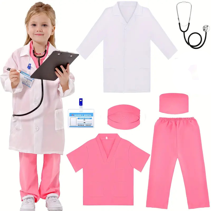 Medical Lab Units - 7 قطعة أزياء تنكرية للأطفال والممرضات