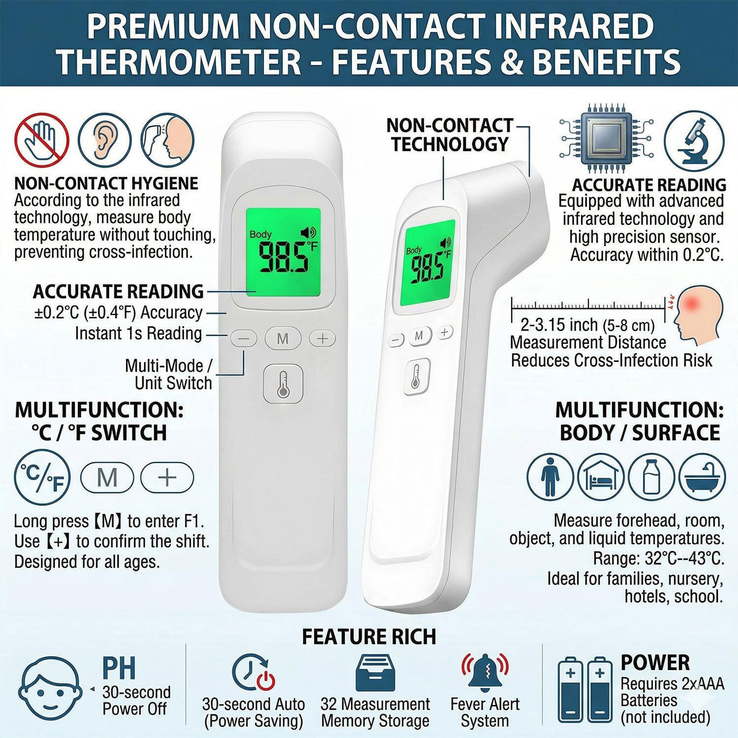 مقياس حرارة بالأشعة تحت الحمرا - مراجعة Pulse Oximeter وسعره