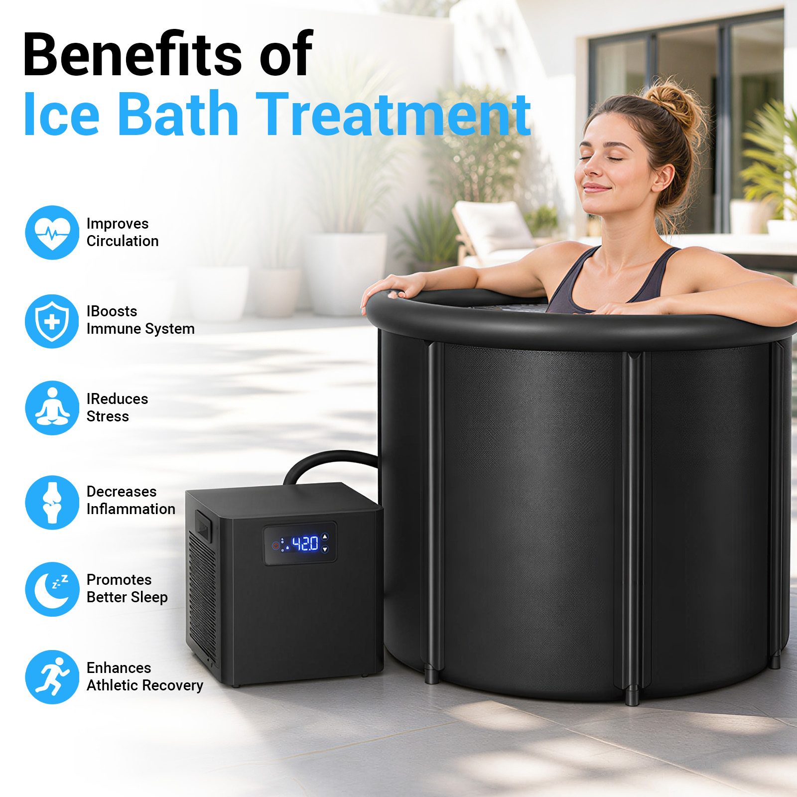مبرد حمام الثلج البيضاوي ومجمو - مراجعة Water Bath Laboratory وسعره