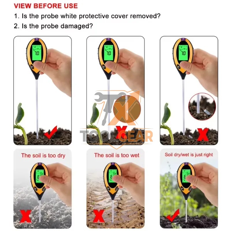 جهاز قياس حموضة التربة 4 في 1  - مراجعة Ph Meter وسعره