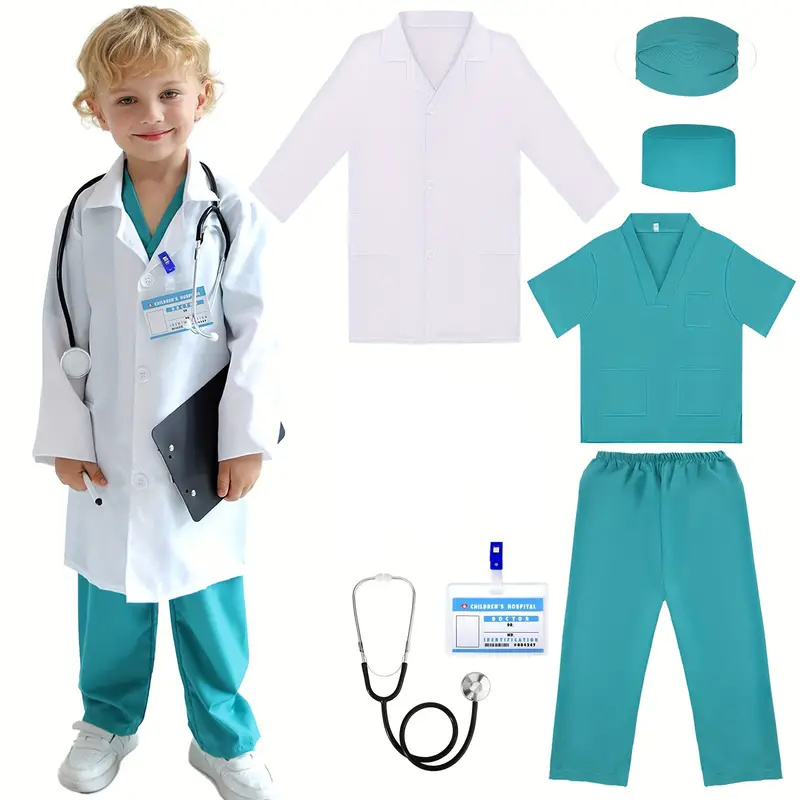 7 قطعة أزياء تنكرية للأطفال وا - مراجعة Medical Lab Units وسعره