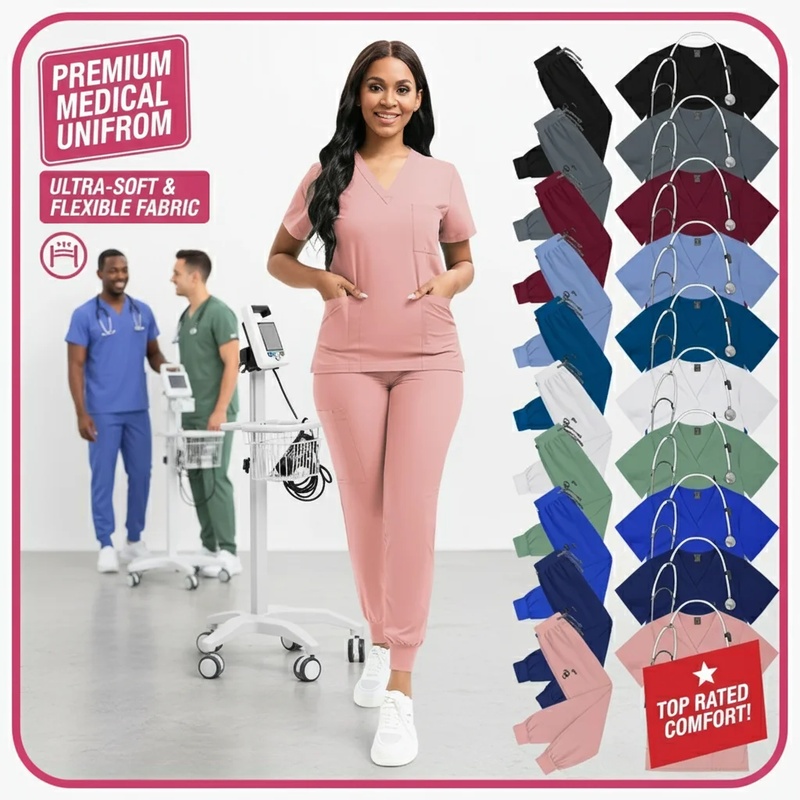 طقم ملابس طبية نسائية COSWomen - مراجعة Medical Lab Units وسعره
