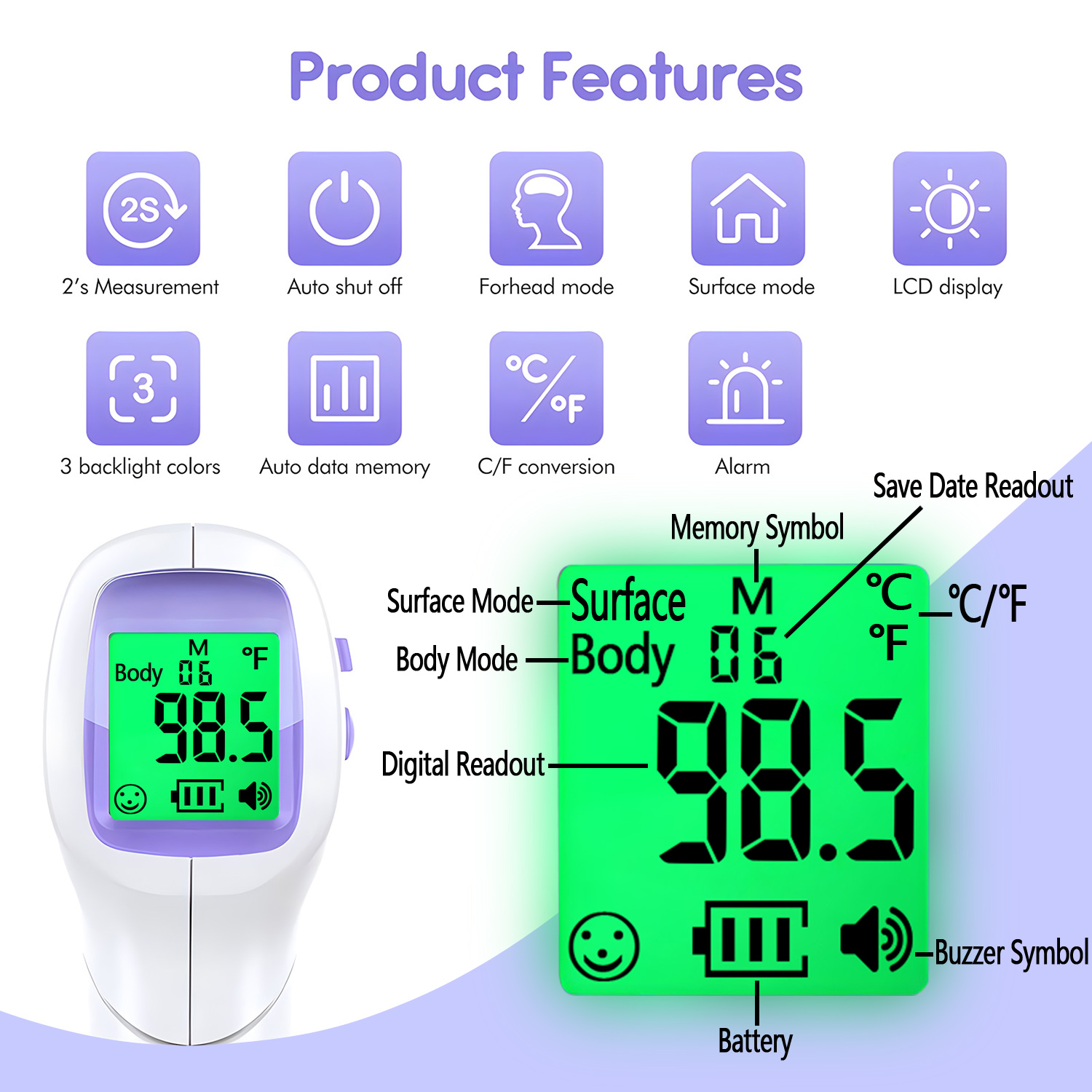 ميزان حرارة طبي رقمي بدون تلام - مراجعة Pulse Oximeter وسعره