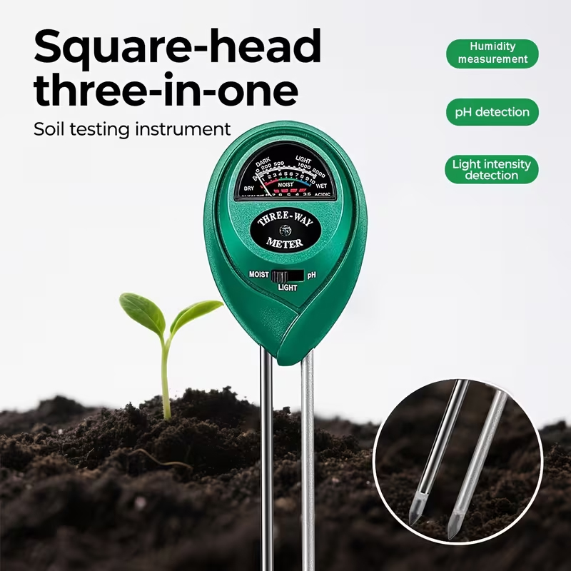 جهاز اختبار التربة 3 في 1 (مقي - مراجعة Ph Meter وسعره